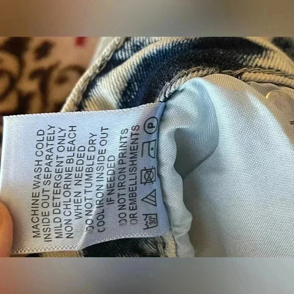 Blind Trust Stripe Paint Skinny Jeans Pants - Picture 6 of 7